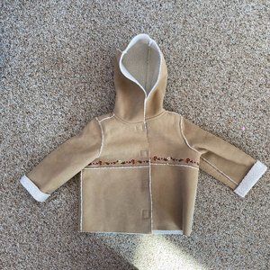 Tan Polyester Velcro Jacket 18-24 Months